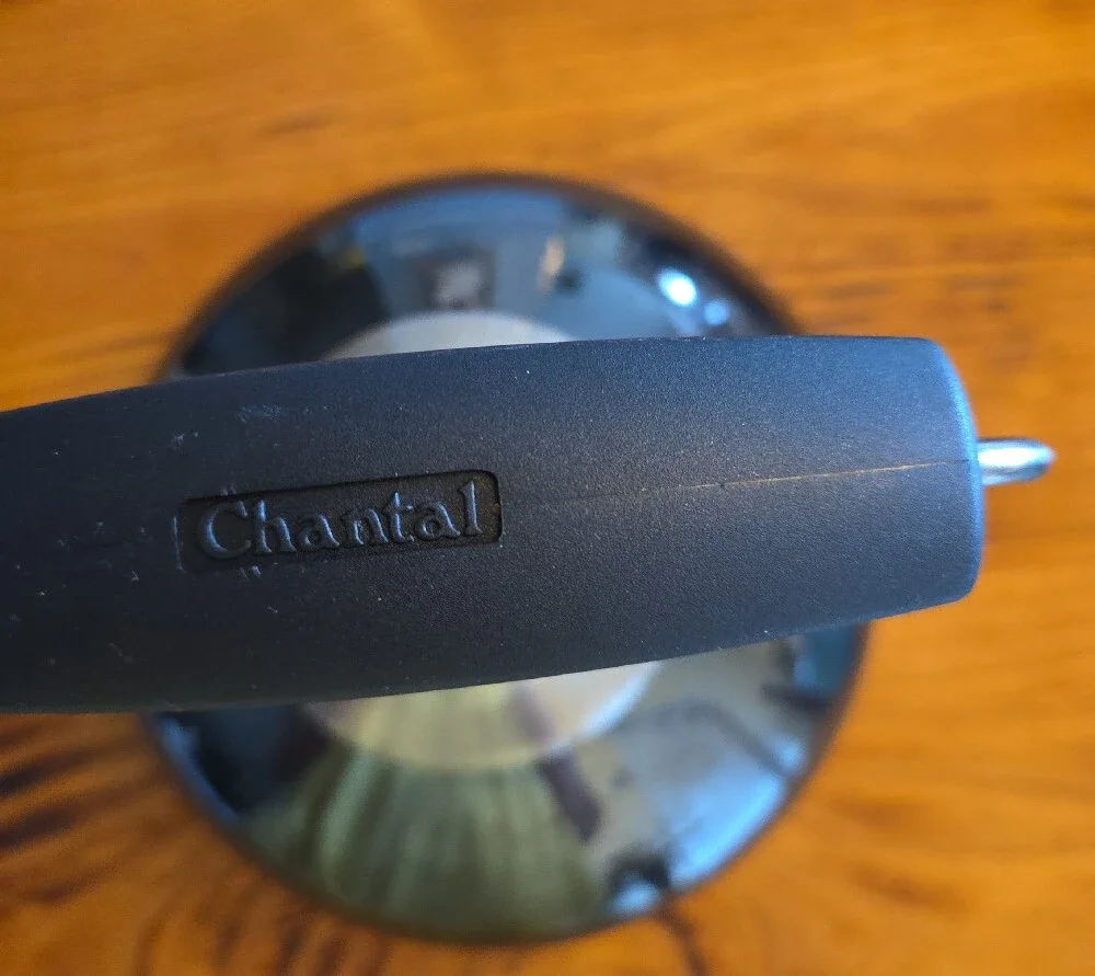 Chantal Black and Stainless Steel Whistling Tea Kettle